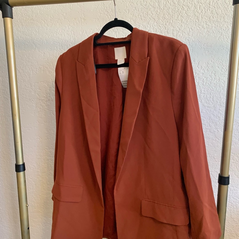 H&M Women's Rust Blazer
